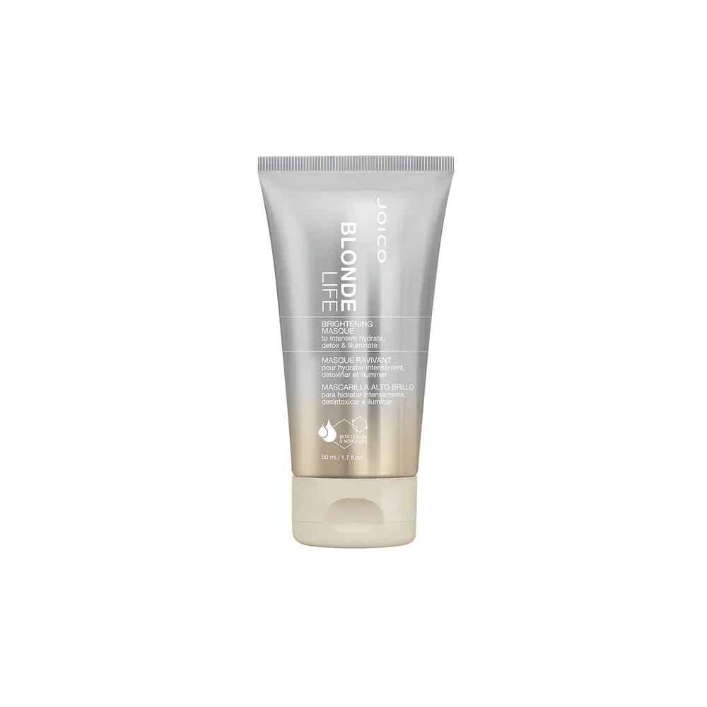 Joico Blonde Life Brightening Mask 150ml tube for vibrant blonde hair treatment