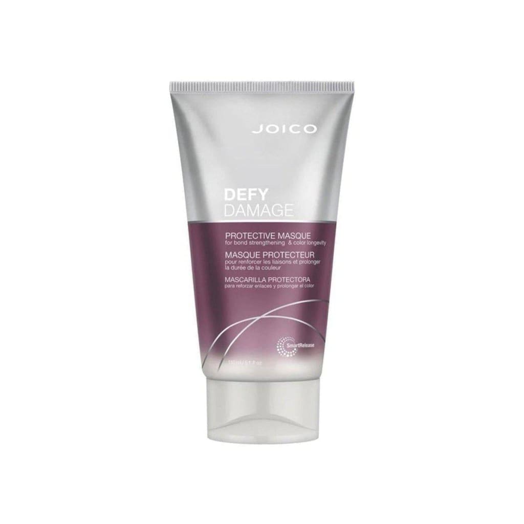 Joico Defy Damage Protective Masque 150ml tube in silver and purple packaging