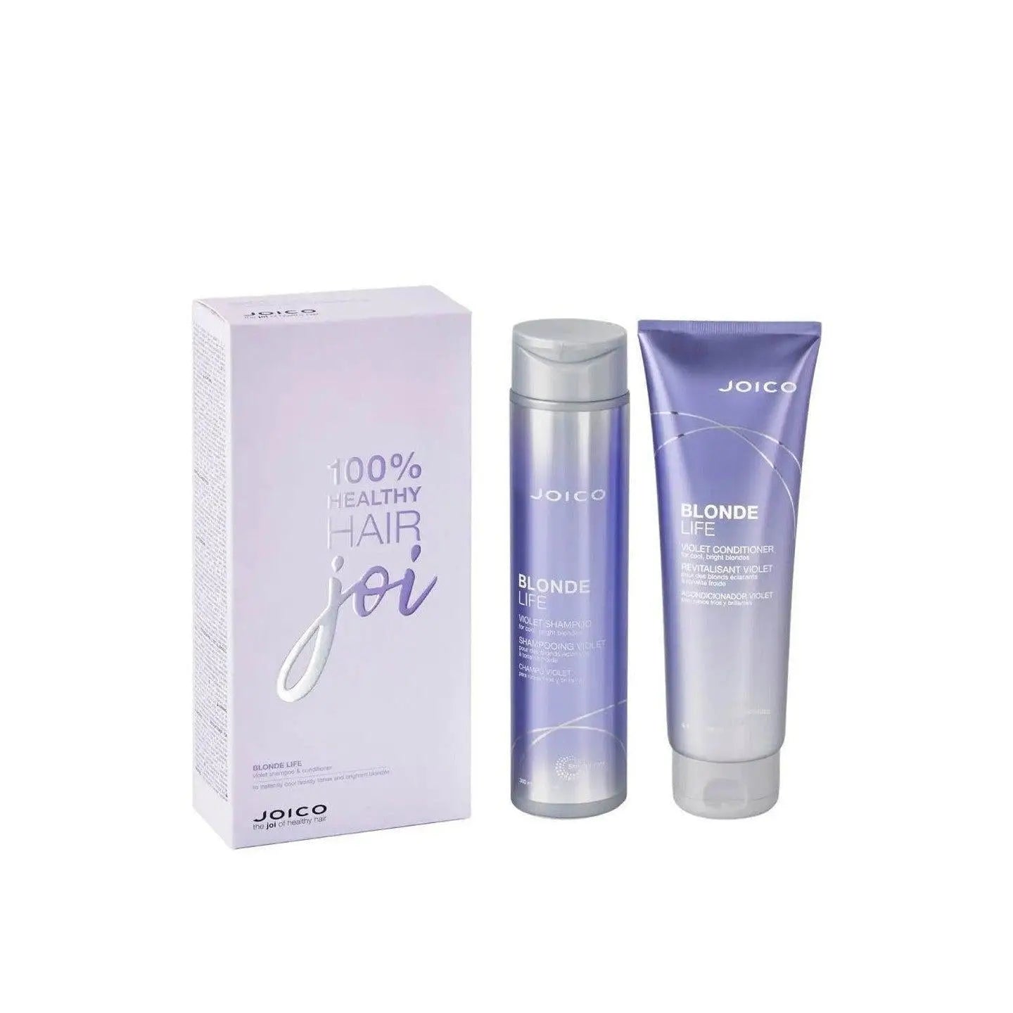 Joico Blonde Violet Joi Shampoo & Conditioner Duo for vibrant, healthy blonde hair care