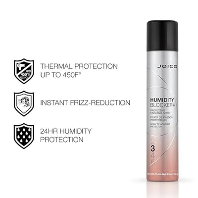 Joico Humidity Blocker Spray: Frizz Control, Heat Protection, Shine | Hair Finishing Spray