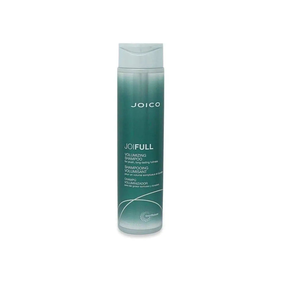 Joico JoiFull Volumizing Shampoo 300ml with green gradient design for fuller hair