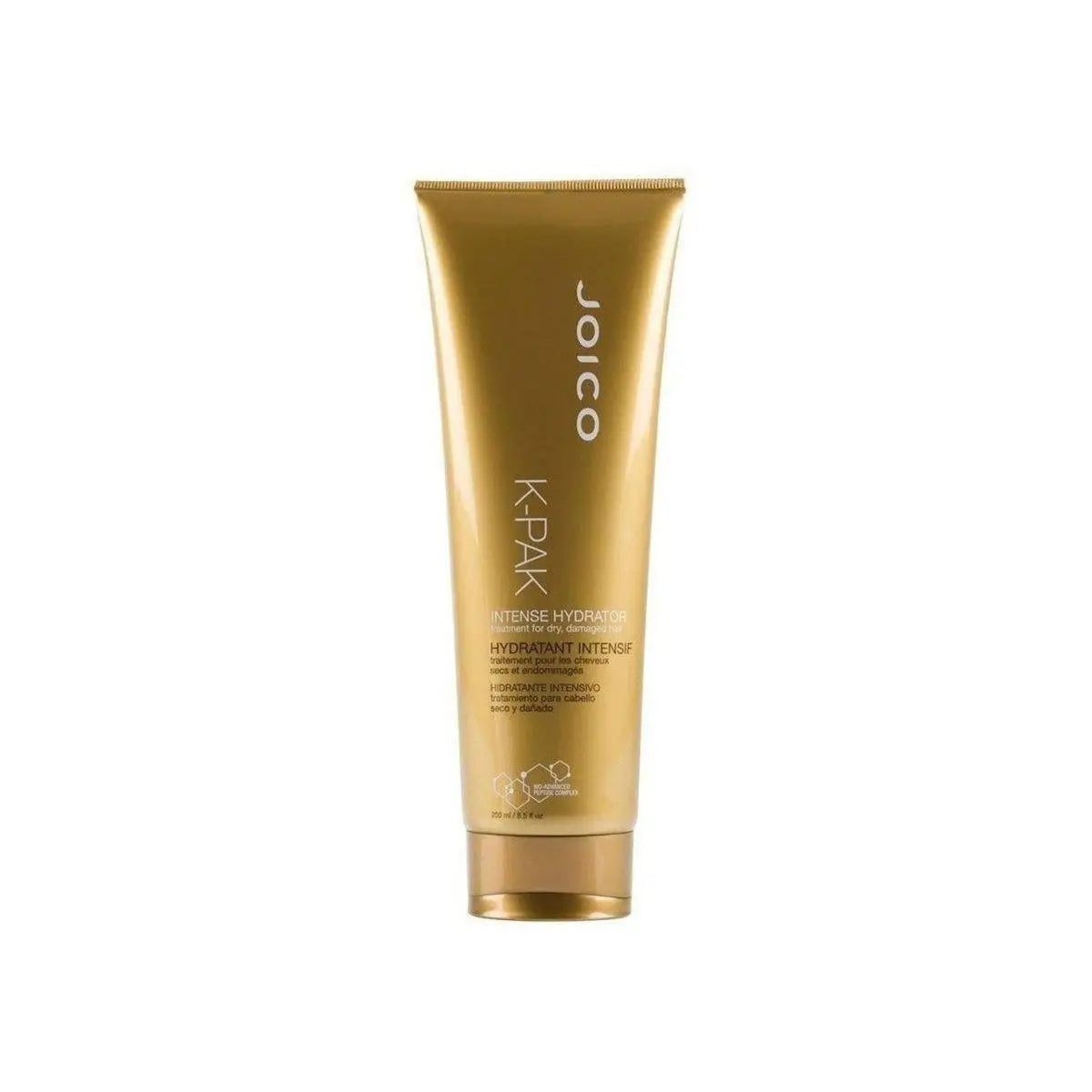 Gold tube of Joico K-Pak Intense Hydrator 250ml hair treatment product