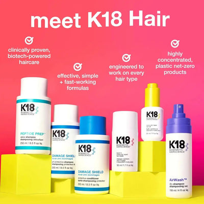 K18 AirWash Dry Shampoo for Hair Repair. Refresh and volumize with K18 biotech haircare. Shop now!