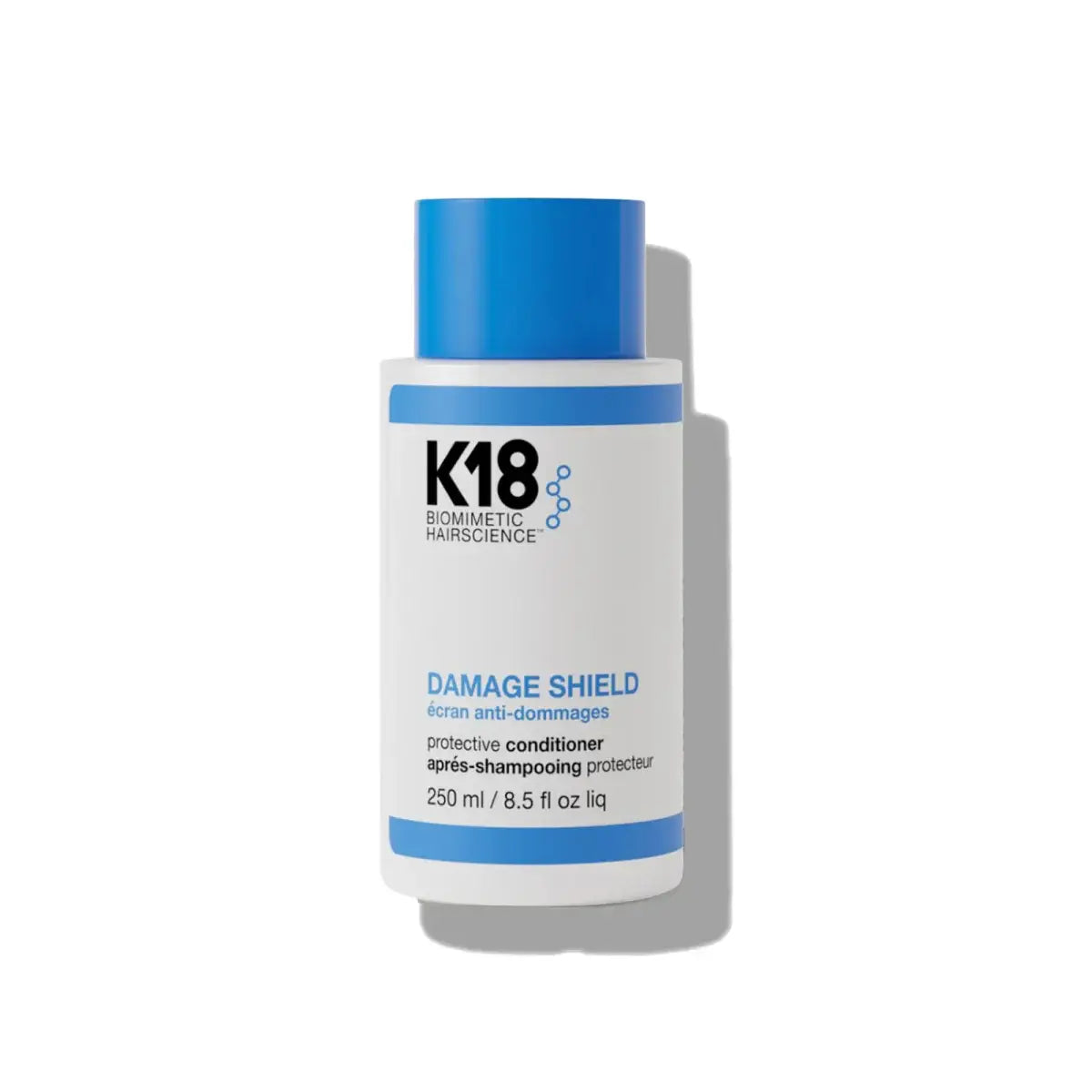 K18 Damage Shield Protective Conditioner 250ml, designed to repair and protect your hair for a rejuvenated look.