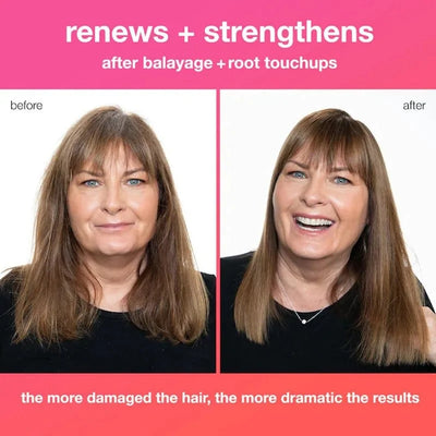 K18 Hair Transformation: Before & After Repairing Damaged Hair after Balayage and Root Touch-ups. See the Dramatic Results!