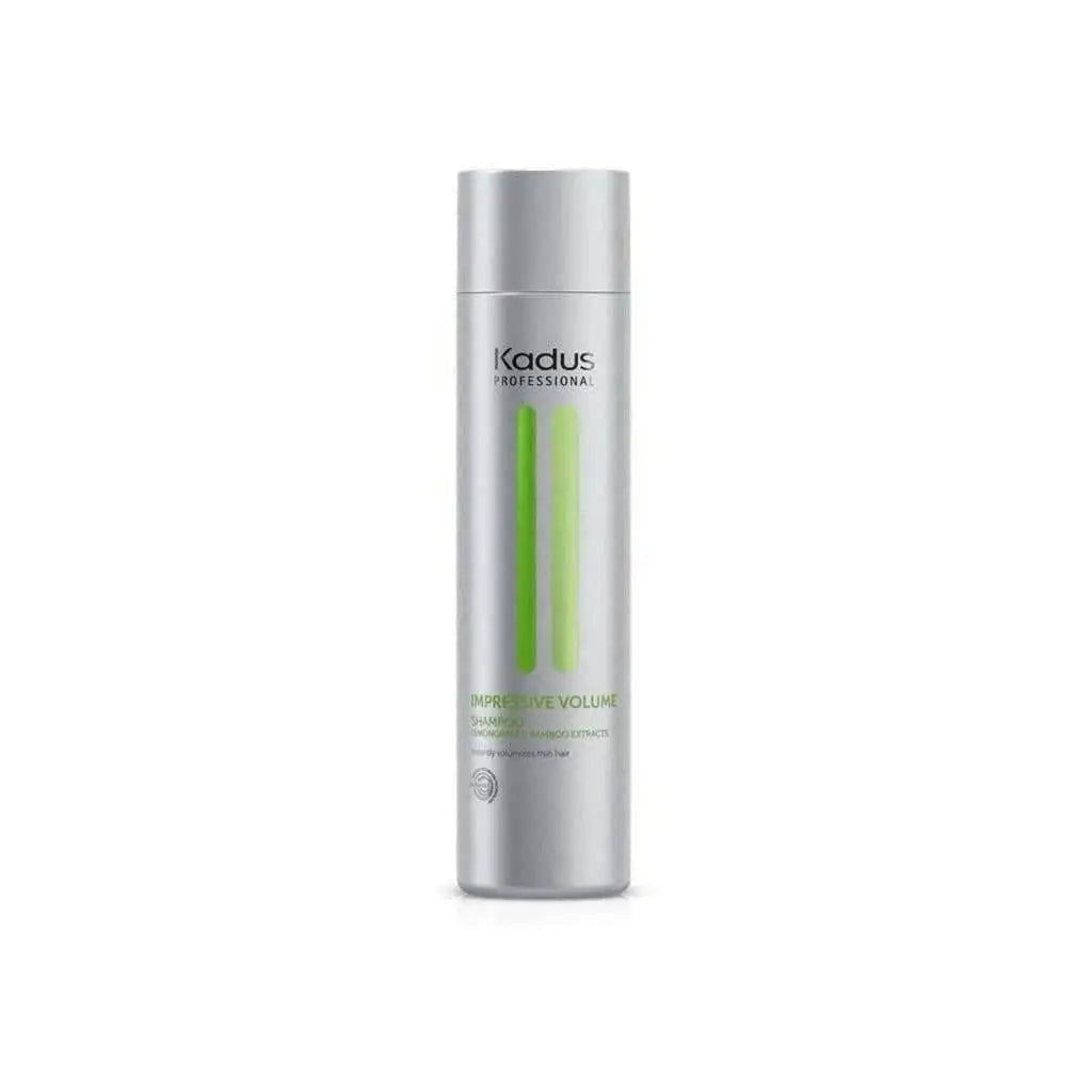 Kadus Impressive Volume Shampoo 250ml - Silver Bottle with Green Accents for Voluminous Hair