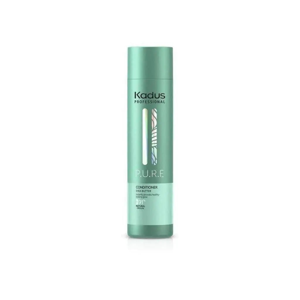 Mint green bottle of Kadus Pure Conditioner-250ml on sale, ideal for hair care