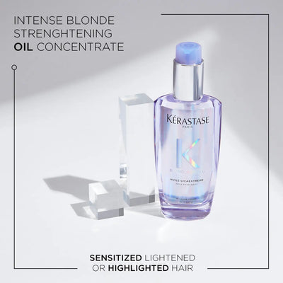 Kerastase Blond Absolu Oil: Strengthen & Repair Blonde, Highlighted Hair. Heat Protectant, Frizz Control, & Shine Booster.