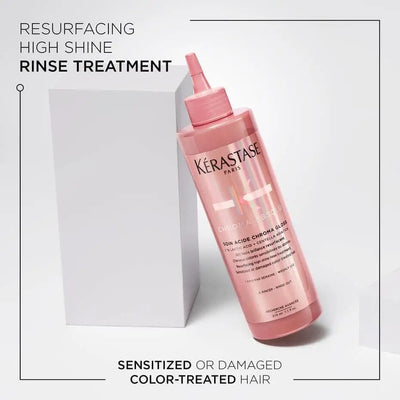 Kérastase Chroma Absolu: High Shine Rinse Treatment for Color-Treated Hair. Resurfacing and Glossy Finish.