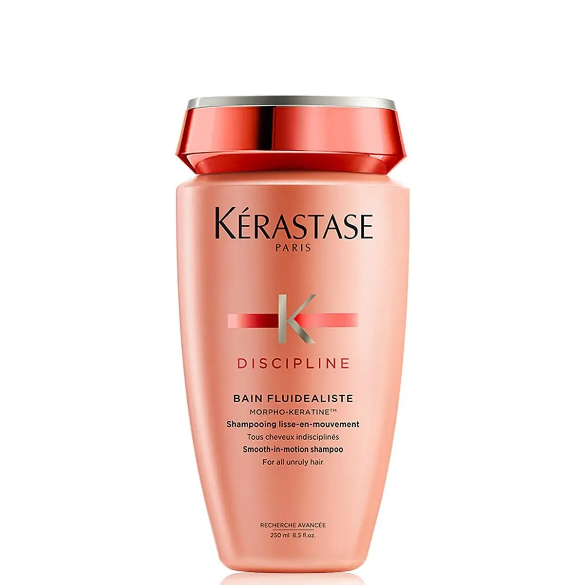 Kerastase Discipline Bain Fluidealiste 250ml shampoo for smooth and frizz-free hair care