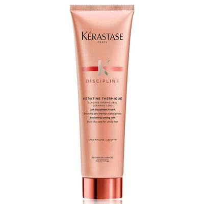 Kérastase Discipline Keratine Thermique 150ml — anti-frizz blow-dry primer with keratin for all hair types