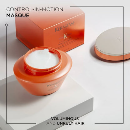 Kerastase Discipline Masque (Oléo-Relax) in orange 200ml container with packaging