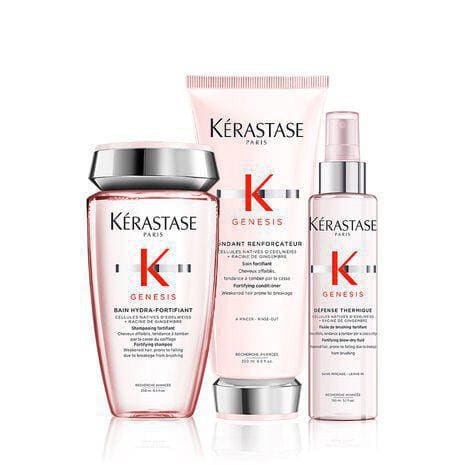 Kerastase Genesis Fondant Luxury Gift Bundle For More Strength & Less Breakage (Free Bain) - Shampoo