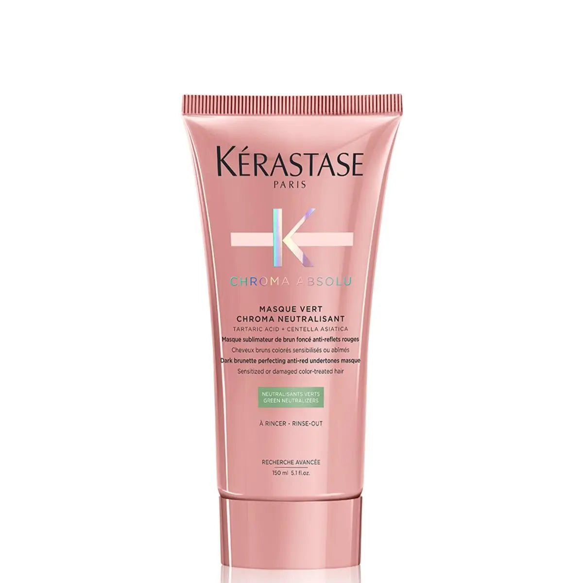 Kérastase Chroma Absolu Masque Vert Neutralisant (Dark Brunette)150ml - Shampoo