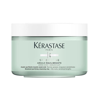 Jar of Kérastase Specifique Argile Équilibrante Cleansing Clay 250ml hair treatment product