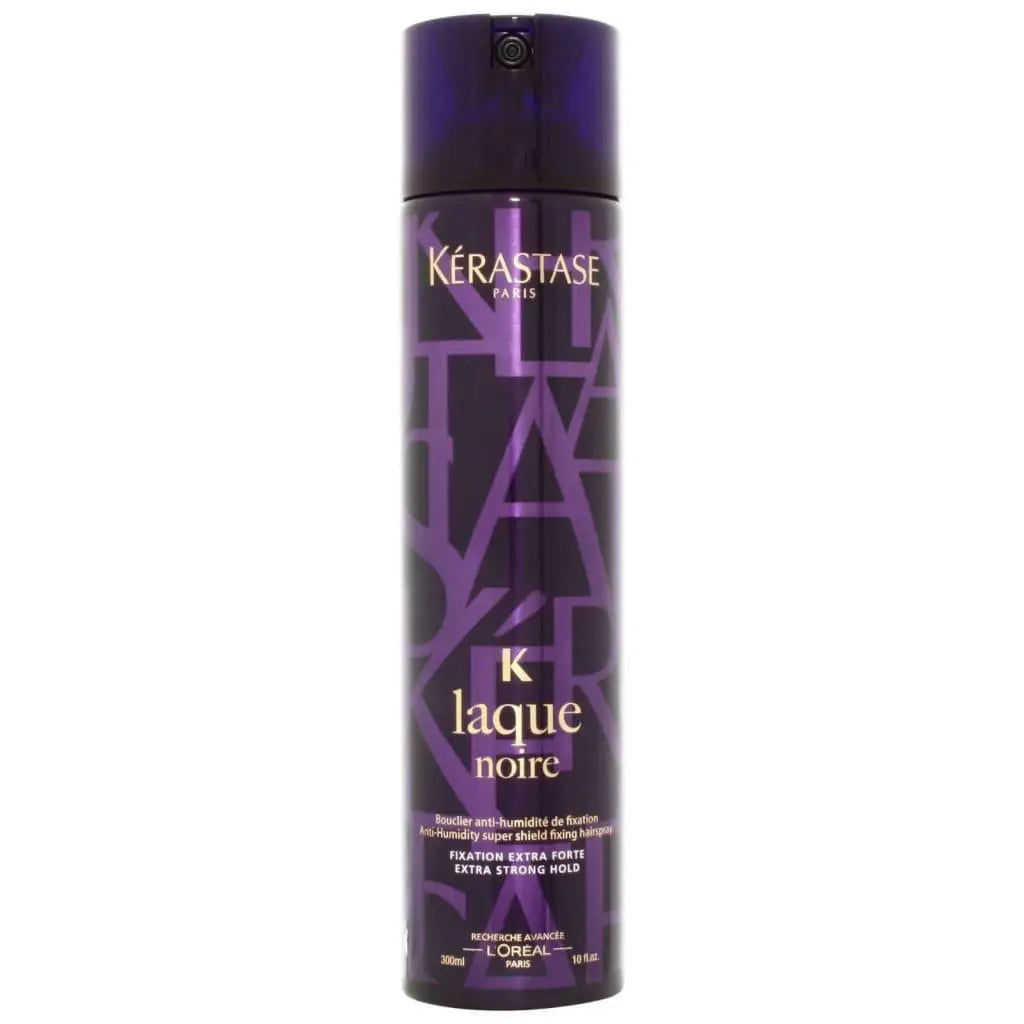 Kerastase Laque Noire 300ml hair spray for long-lasting hold and flawless style