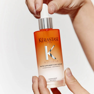 Kérastase Nutritive Scalp Serum: Hydrating Hair Serum for Dry Scalp. Vitamin Blend + Niacinamide for Scalp Health. 90ml.