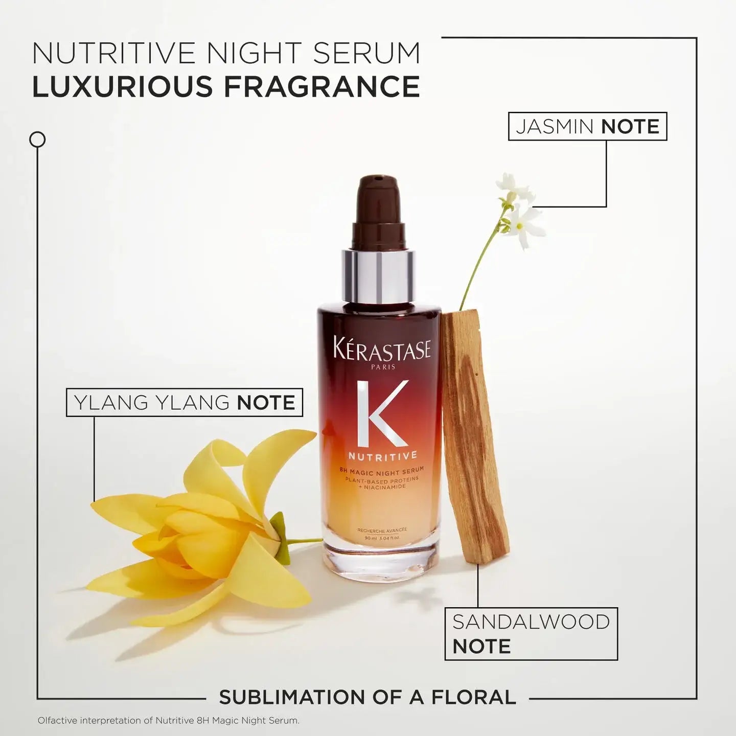 Kérastase Nutritive 8H Night Serum 90ml offers overnight nourishment for dry hair, revitalizing your locks as you sleep.