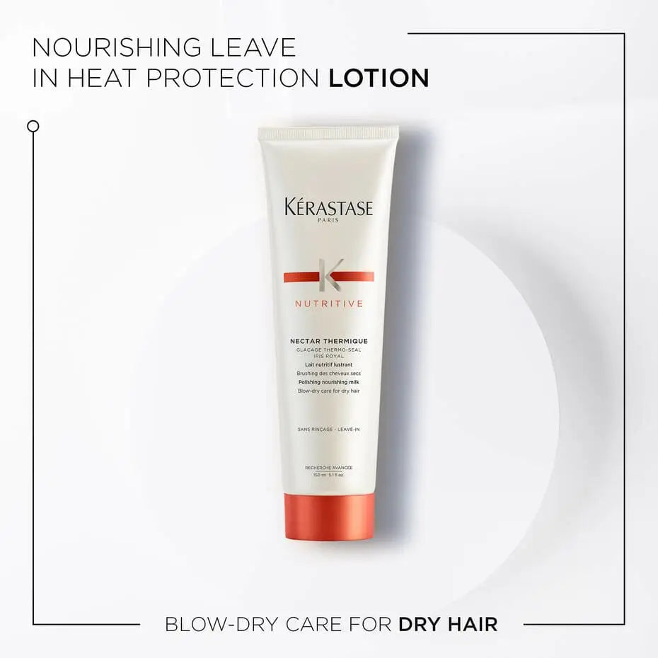 Kerastase Nutritive Nectar Thermique: Leave-In Heat Protection Lotion for Dry Hair. Nourishing Blow-Dry Care.