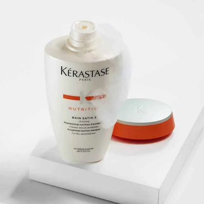Kerastase Nutritive Bain Satin 2 Shampoo for Dry Hair | Hydrating & Nourishing Shampoo