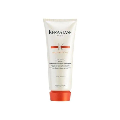 Kerastase Nutritive Lait Vital Conditioner tube labeled Kérastase Nutritive Lait Vital