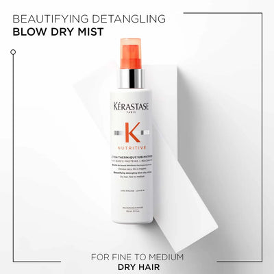 Kérastase Nutritive Blow Dry Mist - Beautifying Detangling Thermal Protection for Fine Dry Hair