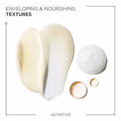 Kerastase Nutritive Masque Magistral - Creamy white product smears and droplets