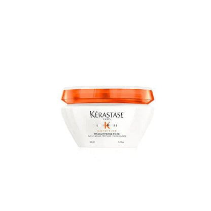 Kerastase Nutritive Masquintense Riche product container with an orange lid