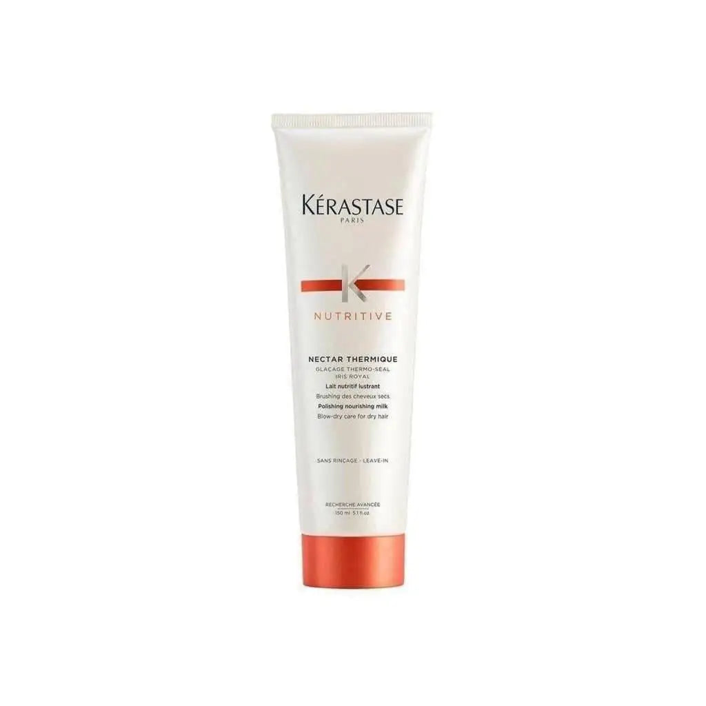 Kerastase Nutritive Nectar Thermique Blow-Dry Primer 150ml tube labeled Kérastase Nutritive