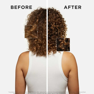 Kérastase Premiere Masque Filler Réparateur Before & After: Curly Hair Repair