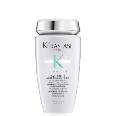 Kerastase Symbiose Anti-Dandruff Shampoo 250ml. Moisturizing shampoo for dry scalp prone to dandruff. Product Image.