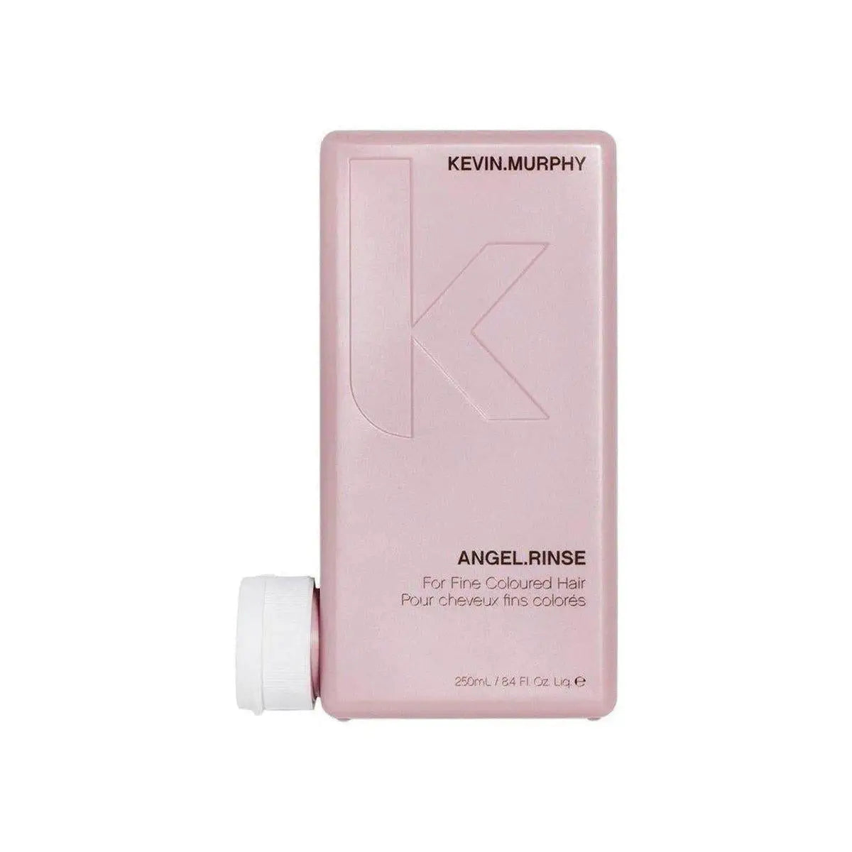 Pink bottle of Kevin Murphy Angel.Rinse 250ml for fine, colored hair, weightless volume