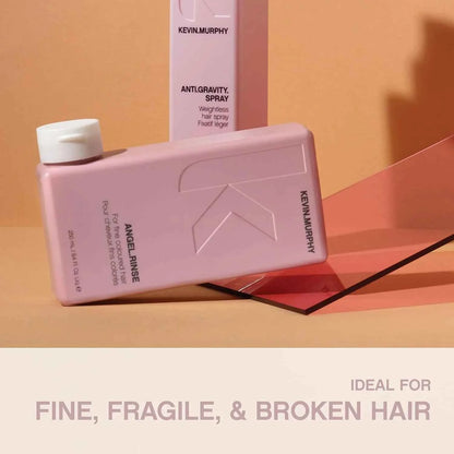 Kevin Murphy Angel Rinse Conditioner for fine, fragile, and broken hair in a stylish bottle