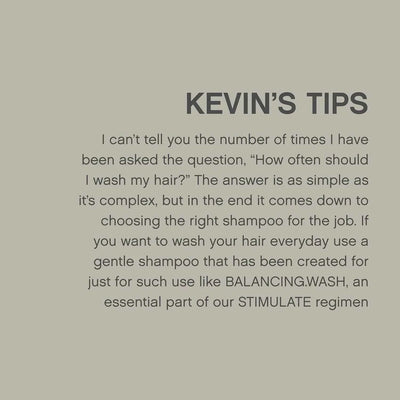 Kevin Murphy hair washing tips: How often to wash hair? Sulfate-free shampoo advice from Kevin Murphy.