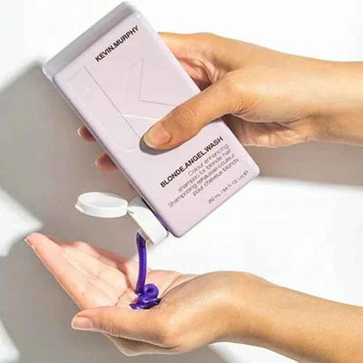 Kevin Murphy Blonde Angel Wash Purple Shampoo: Toning Treatment for Blonde Hair