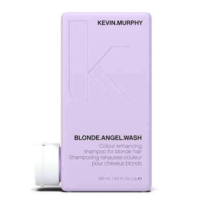 Kevin Murphy Blonde Angel Wash 250ml Purple Shampoo for Blonde Hair - Color Enhancing & Toning