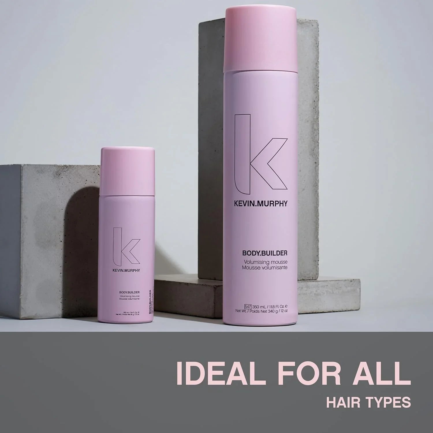 Kevin Murphy Body.Builder 400ml (Sulphate Free) elevates hair volume with its lightweight, salon-quality mousse.