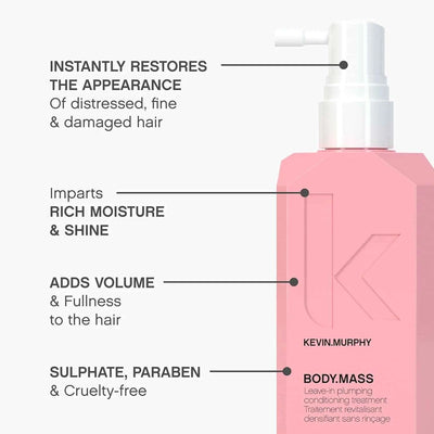 Kevin.Murphy Body.Mass Leave-In Plumping Treatment for Thinning Hair: Volumizing Haircare Solution
