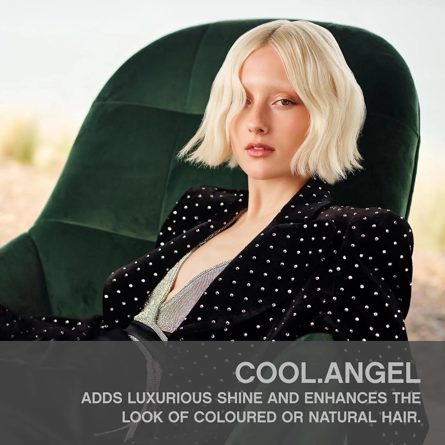 Kevin Murphy Cool.Angel Treatment 250ml (Sulphate Free) enhances shine for cool tones in blonde, brunette, and grey hair.