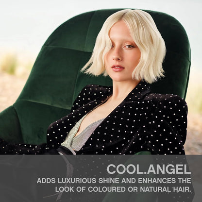 Kevin Murphy Cool.Angel Treatment 250ml (Sulphate Free) enhances shine for cool tones in blonde, brunette, and grey hair.