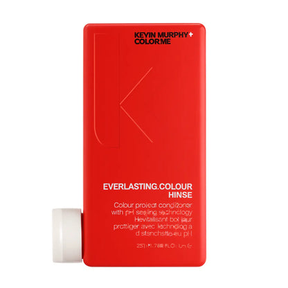 Red bottle of Kevin Murphy Everlasting Colour Rinse hair conditioner.