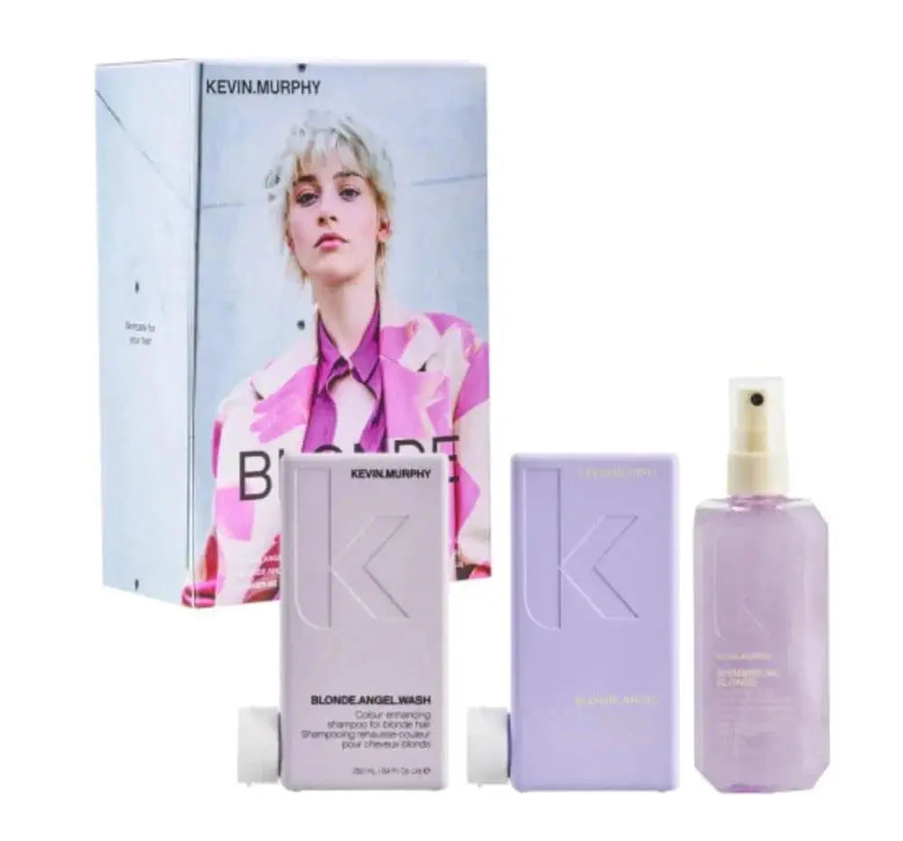 Kevin Murphy Blonde Ambition Gift Box featuring blonde-specific hair treatments and free 100ml Shimmer Me Blonde