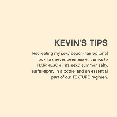 KEVIN MURPHY HAIR.RESORT.SPRAY Tips: Beach-Hair Editorial Look Made Easy!