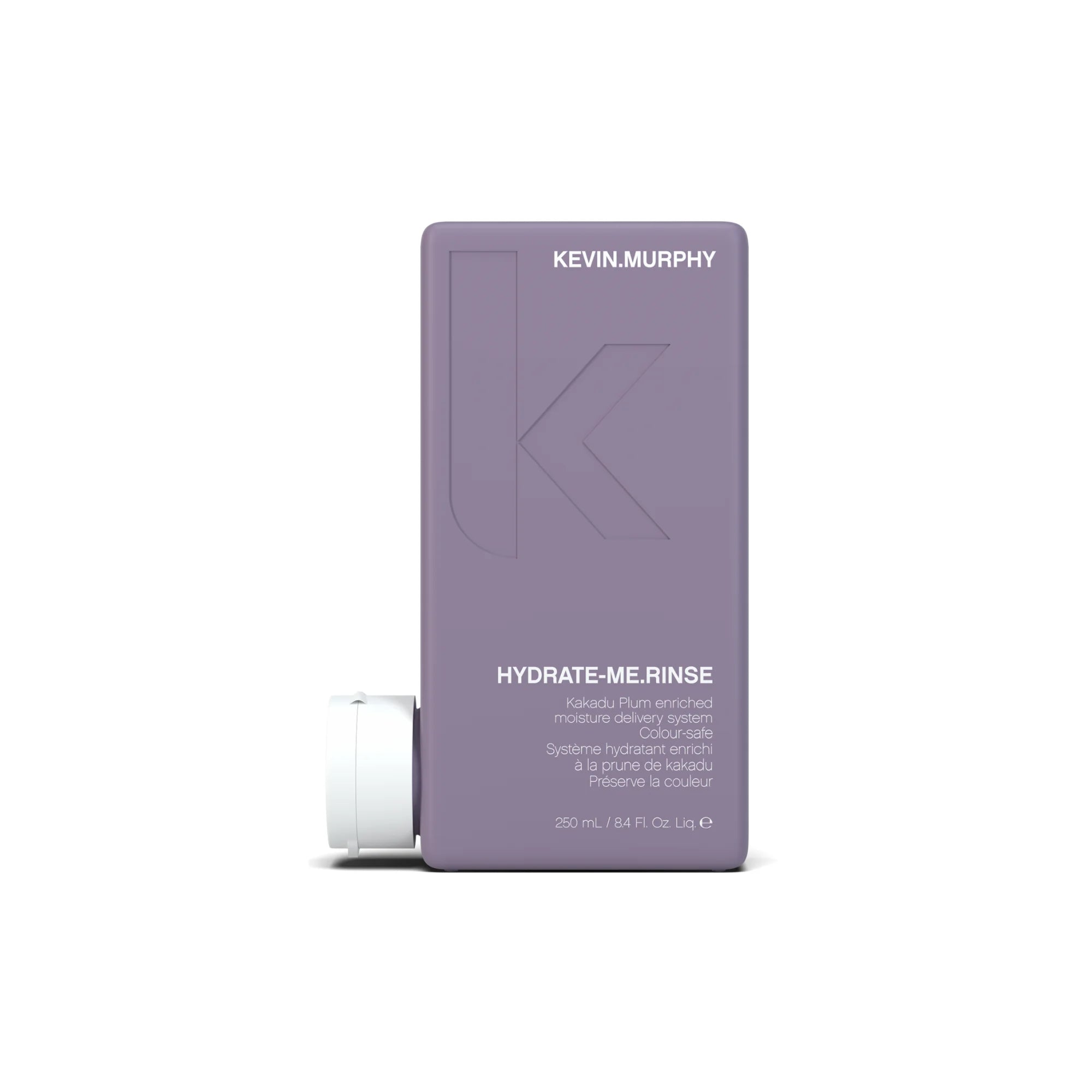 Lavender-colored Kevin Murphy Hydrate-Me.Rinse 250ml smoothing conditioner