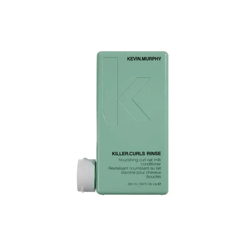 Mint green bottle of Kevin Murphy Killer.Curls Rinse 250ml for bouncy curls