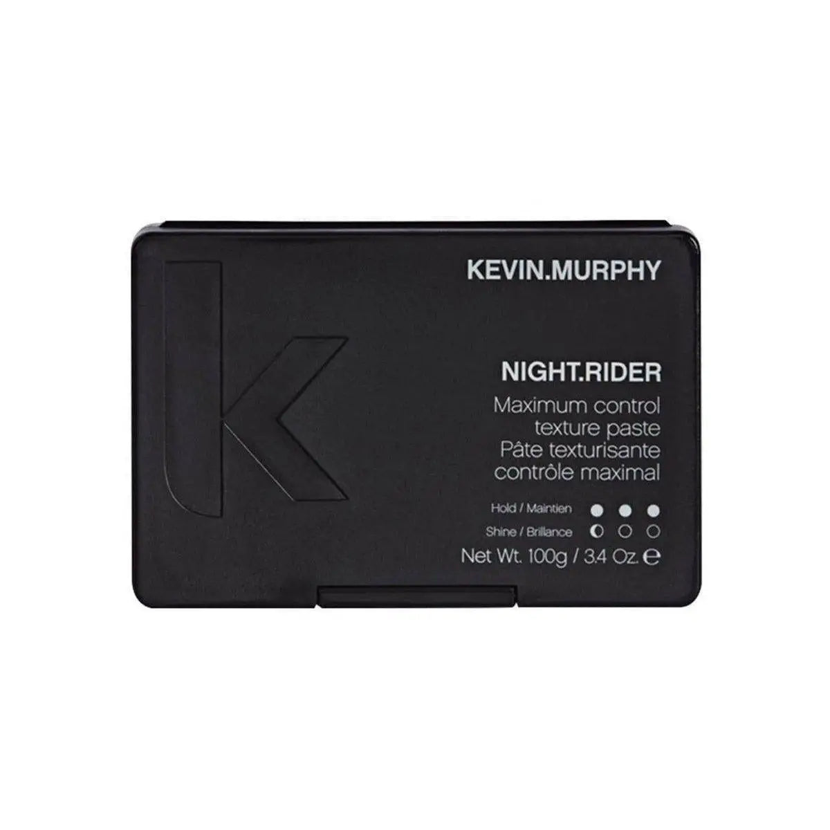 Kevin Murphy Night.Rider Texture Paste 100g - black container of styling paste