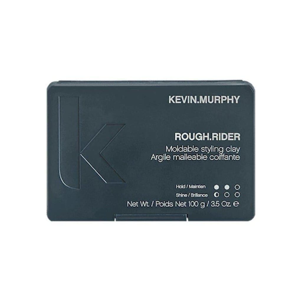 Dark gray container of Kevin Murphy Rough Rider 100g Strong Hold Wax for hair styling