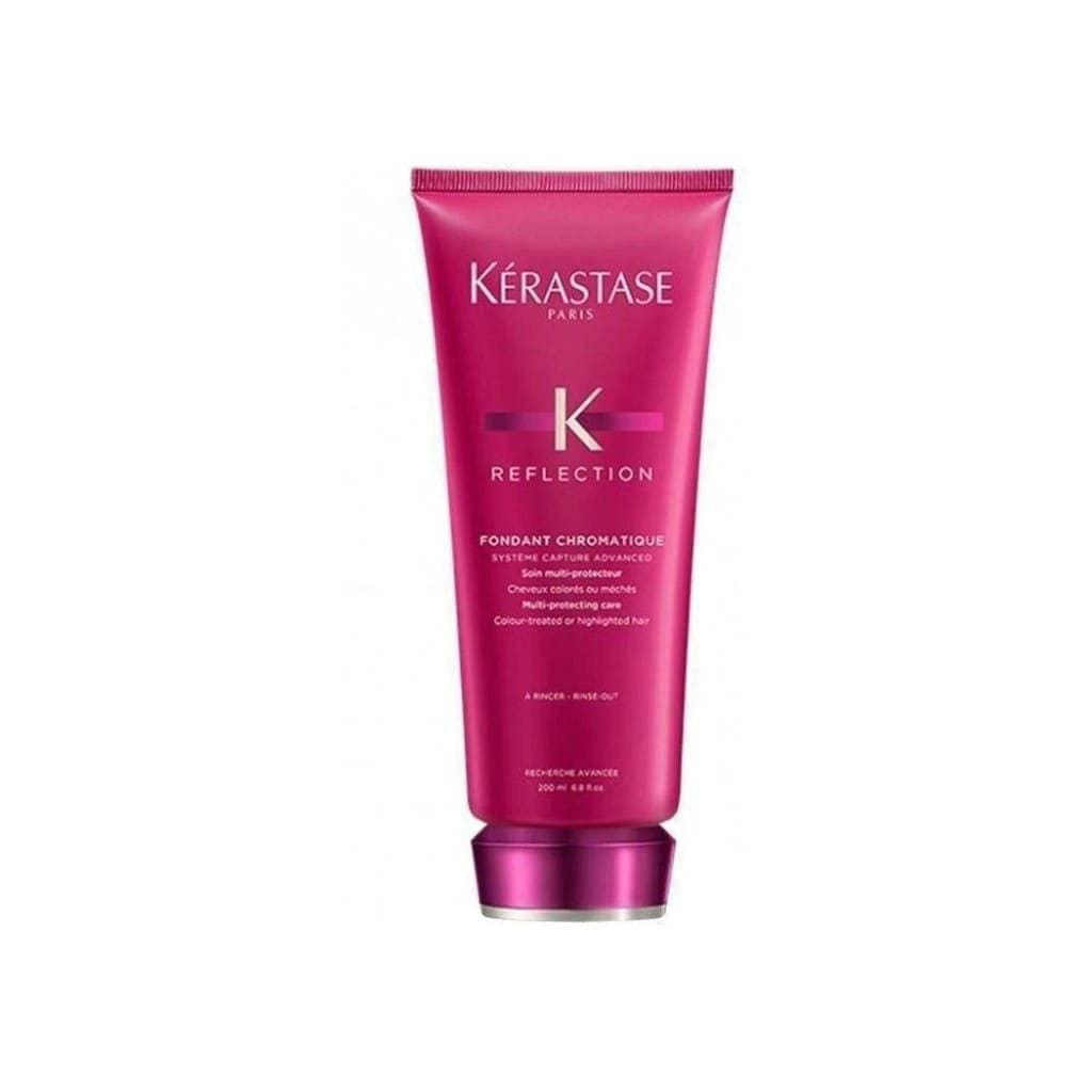 Pink tube of Kerastase Reflection Fondant Chromatique 200ml hair product