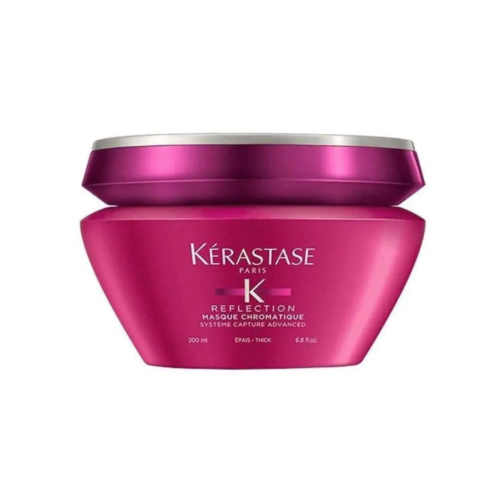 Pink Kérastase Reflection Masque Chromatique jar for thick hair, 200ml