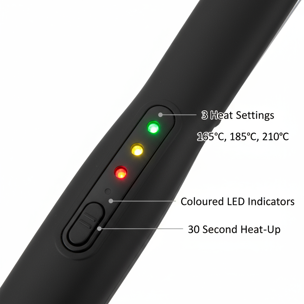 LED heat indicators
